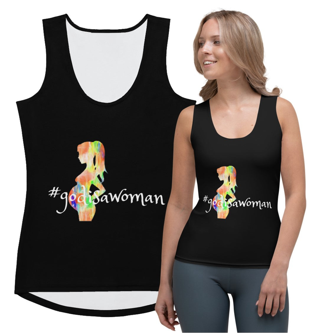 women_s-tank-tee-black-stylish-tank-top-god-is-a-woman-wickedyo2